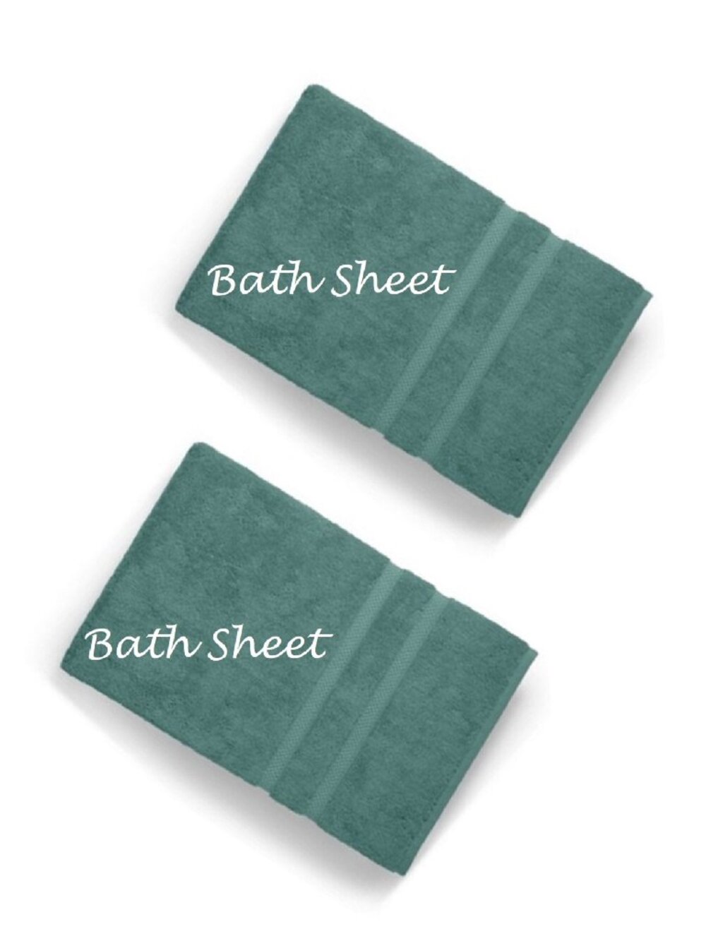 2 new SAGE GREEN Charter Club Elite 100% Hygro Cotton 33x64 inch BATH SHEETS